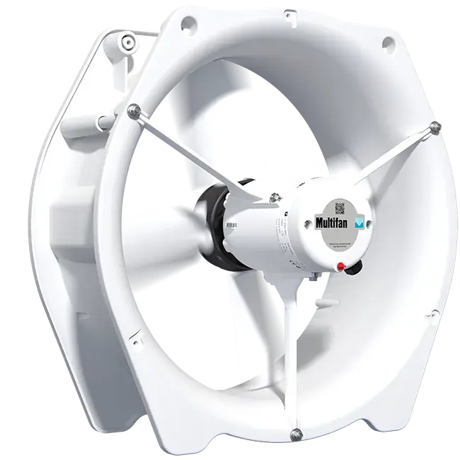 Ventilateur de circulation industriel Multifan blanc haute performance